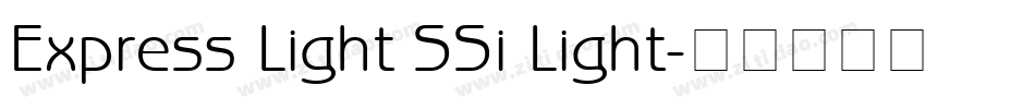 Express Light SSi Light字体转换